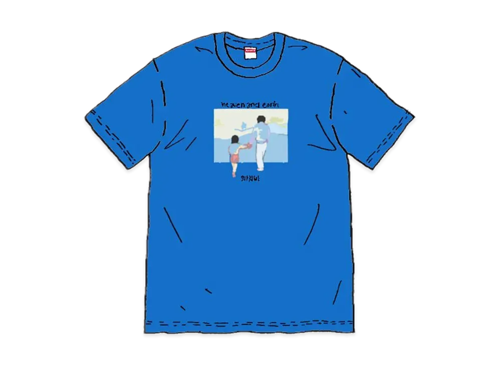 Supreme Heaven and Earth Tee "Blue"