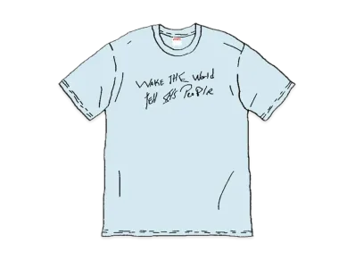Supreme Wake The World Tee "Blue"