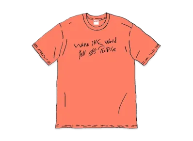 Supreme Wake The World Tee "Orange"