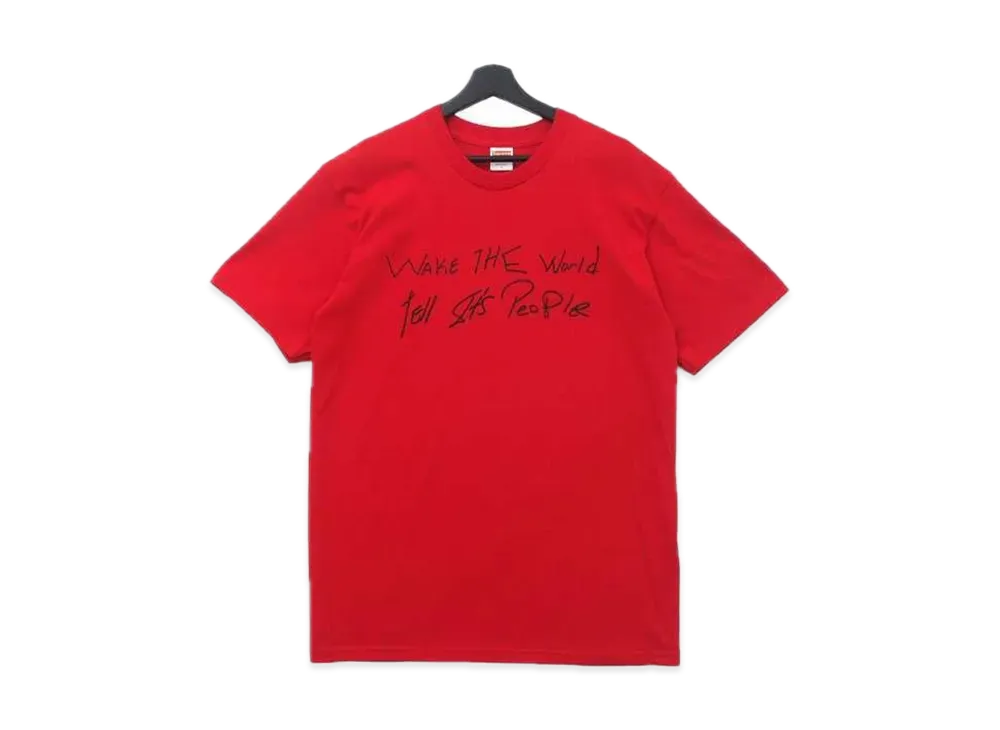 Supreme Wake The World Tee "Red"