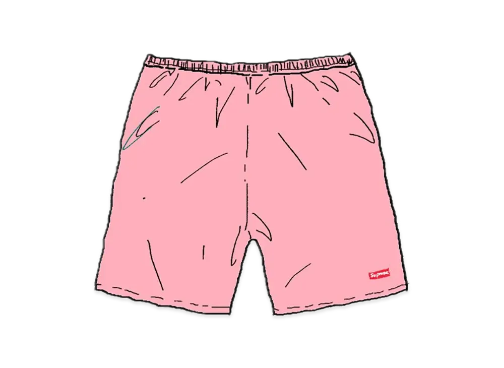 Supreme Nylon Water Short "Pink"