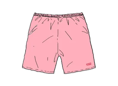 Supreme Nylon Water Short "Pink"