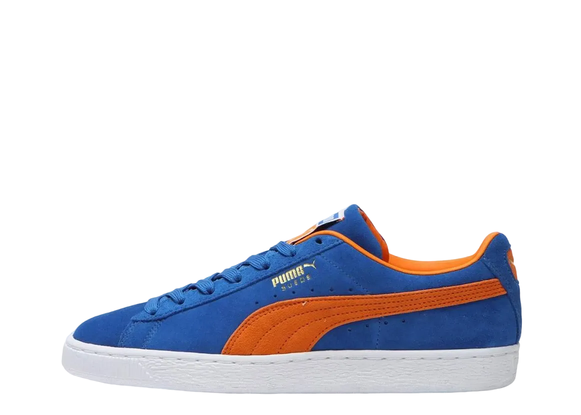 Puma Suede Teams Knicks "Royal/Vibrant Orange"