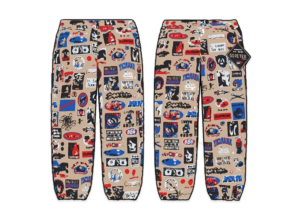 けん　Supreme GORE-TEX Stickers Pant けん Supreme GORE-TEX Stickers Pant Supreme Supreme GORE-TEX