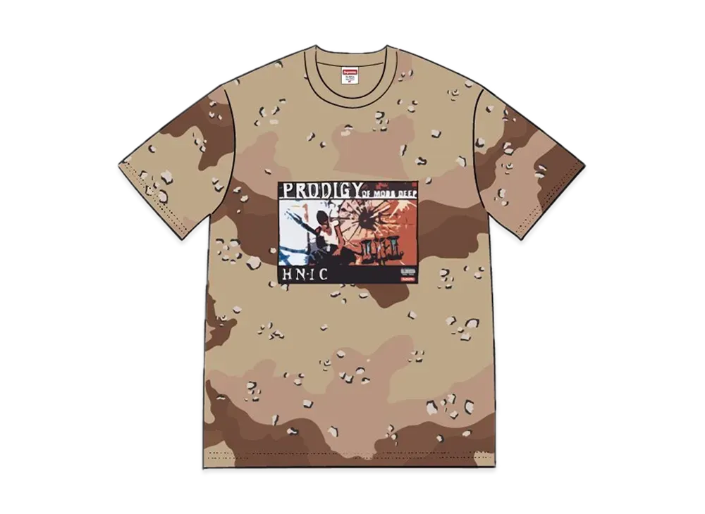 シュプリーム プロディジー Tシャツ "デザート カモ"