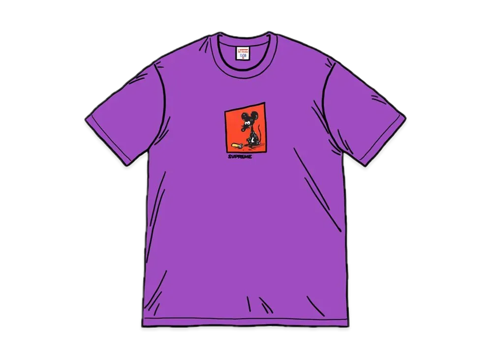 Supreme Mouse Tee "Purple"