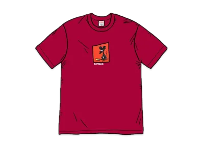 Supreme Mouse Tee "Cardinal"