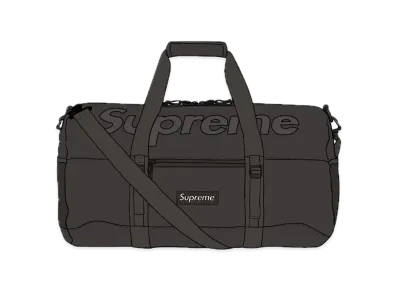 Supreme Duffle Bag 21SS "Black"