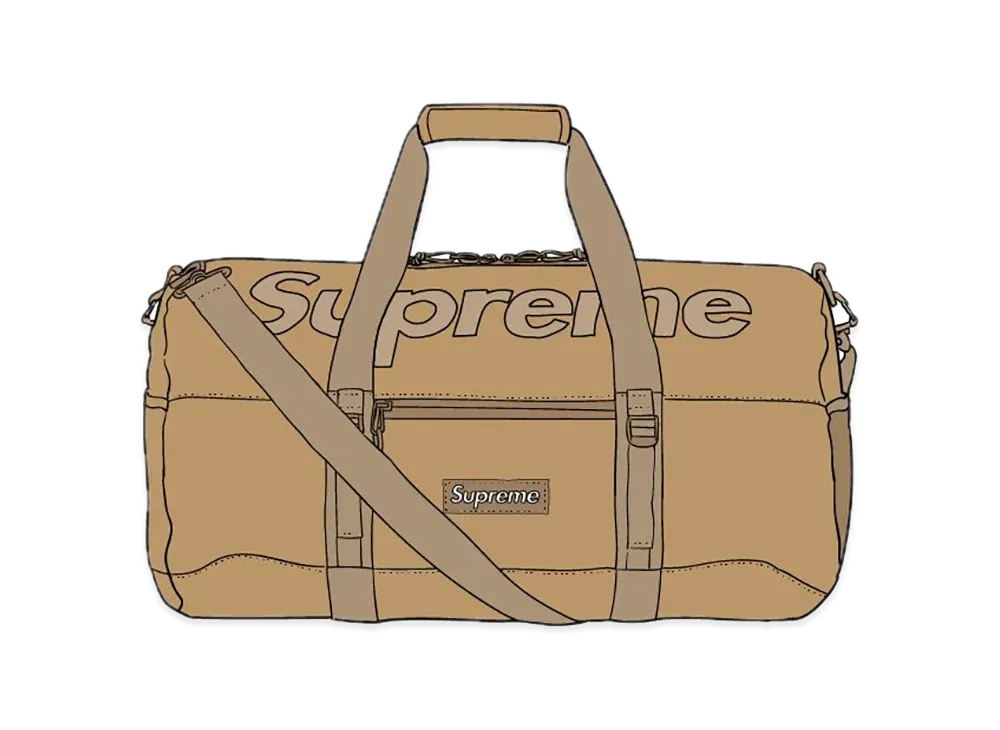 Supreme Duffle Bag 21SS "Tan"