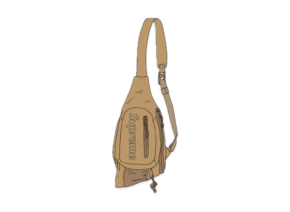 Supreme Sling Bag 21SS "Tan"