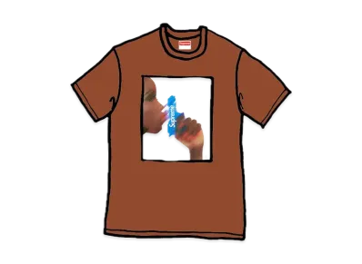 Supreme Water Pistol Tee "Brown"