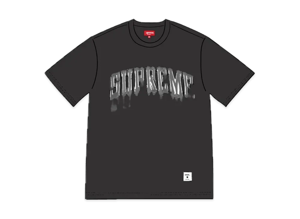 Supreme Blurred Arc S/S Top ブラック 21ss Supreme Blurred Arc S/S Top 