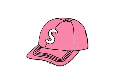 Supreme Fine Wale Corduroy S Logo 6-Panel "Pink"