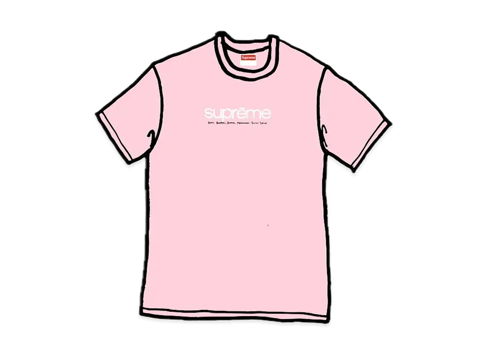 Supreme Five Boroughs Tee "Pink"