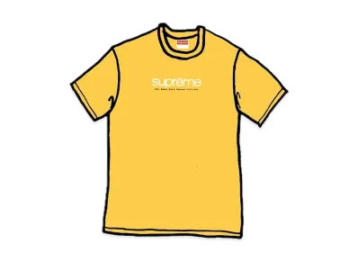 Supreme Five Boroughs Tee "Yellow"