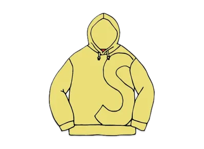 Supreme Laser Cut S Logo Hooded Sweatshirt "Yellow"