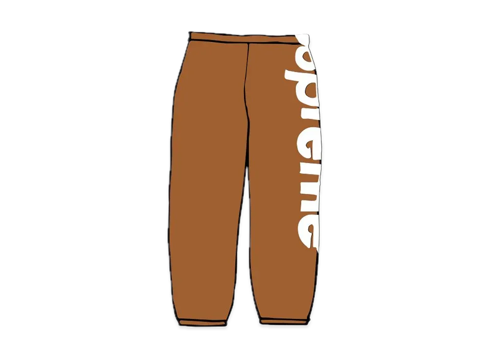 Supreme Spellout Track Pant "Tan"