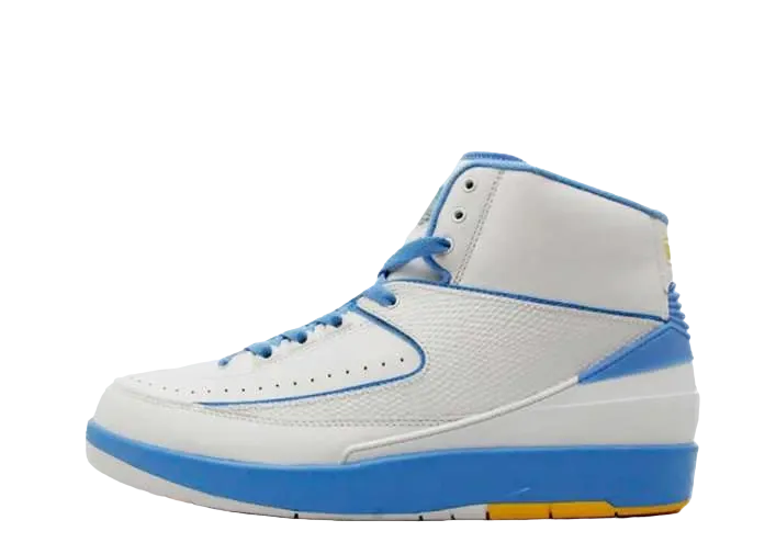 Nike Air Jordan 2 Retro Melo "White/Varsity Maize/University Blue" (2018)