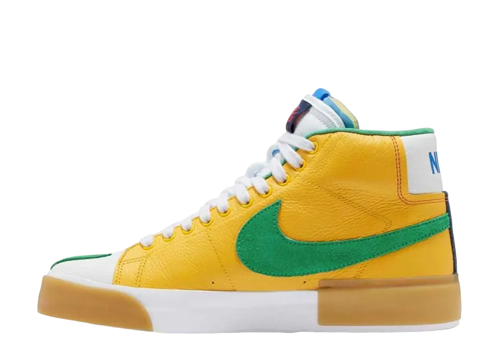 Nike SB Blazer Mid Edge "Orange/Yellow/Green/Blue"