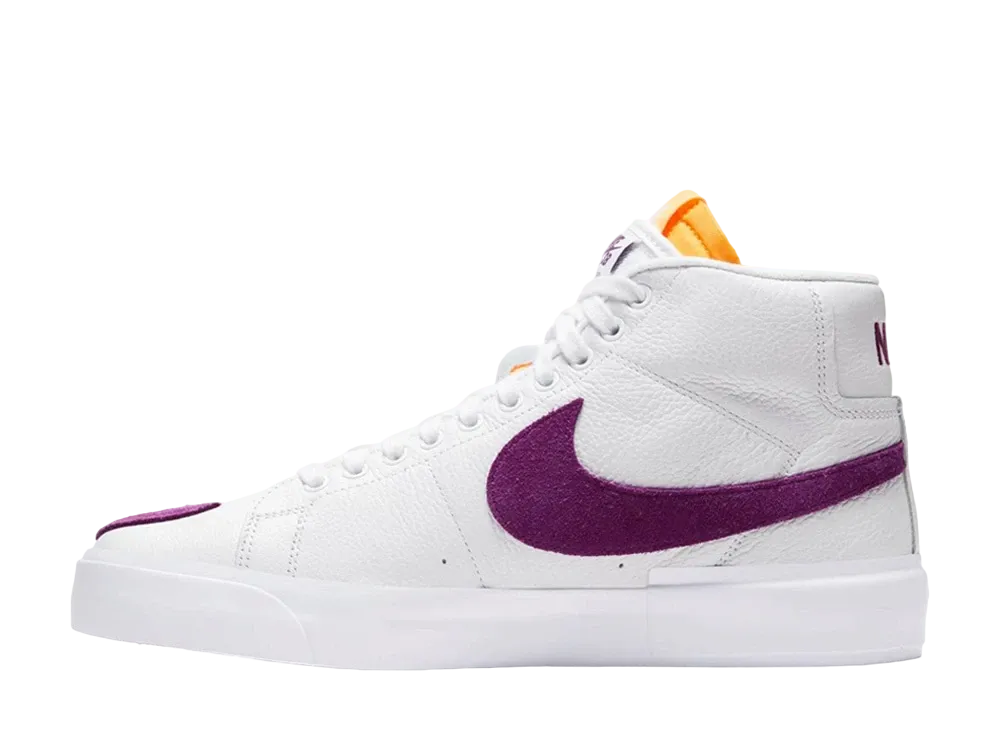 Nike SB Blazer Mid Edge "White/Purple/Gold"