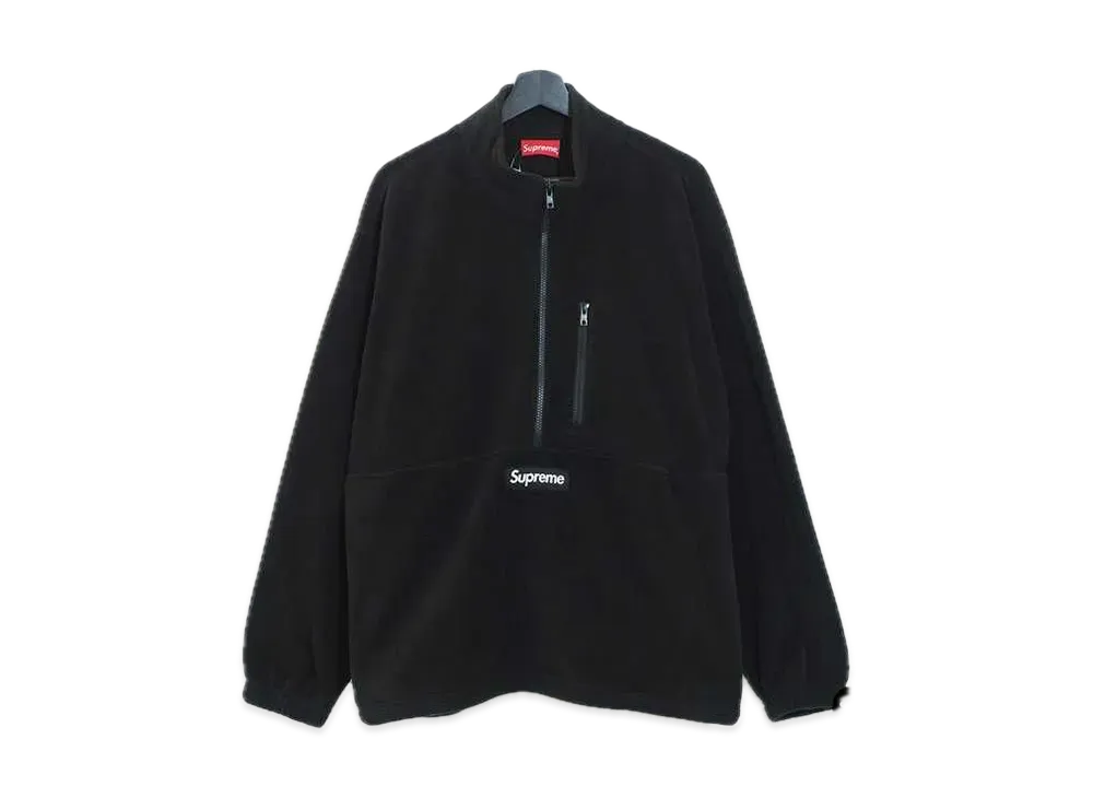 Supreme Polartec Half Zip Pullover "Black"