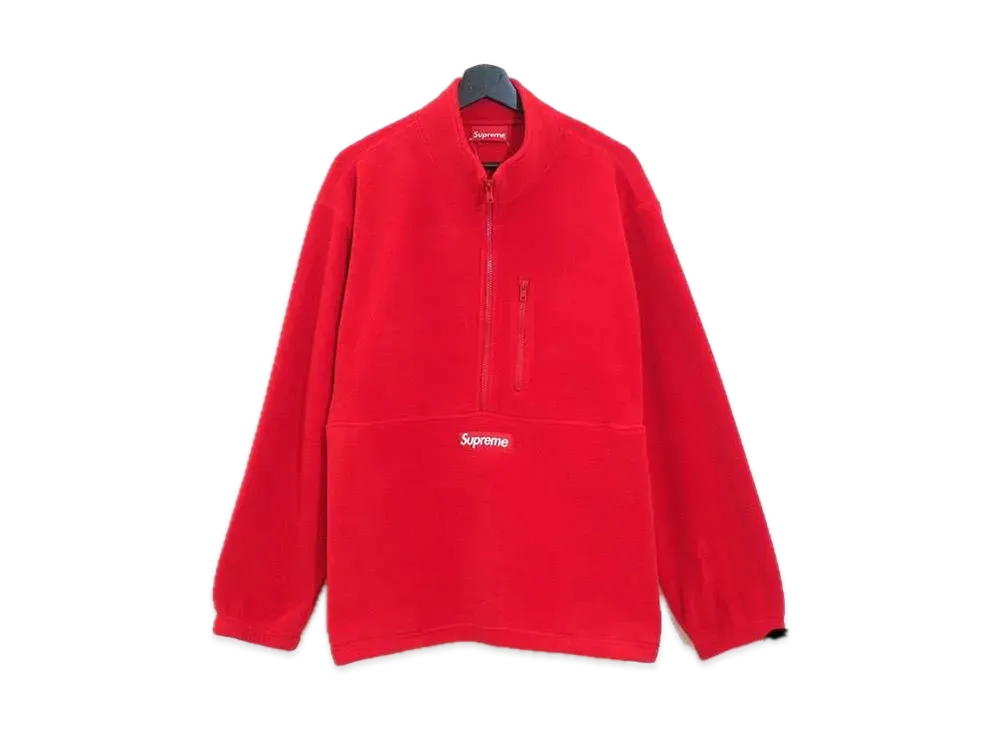 Supreme Polartec Half Zip Pullover "Red"