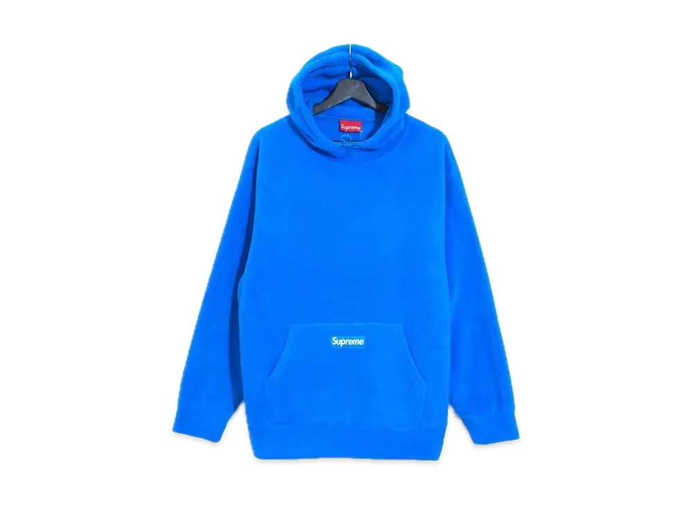 シュプリーム ポーラテック フーデッド スウェットシャツ "ブルー"