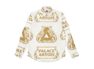PALACE Stella Artois Oxford Shirt "White"