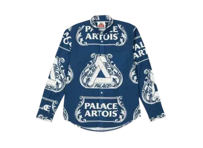 PALACE Stella Artois Oxford Shirt "Navy"