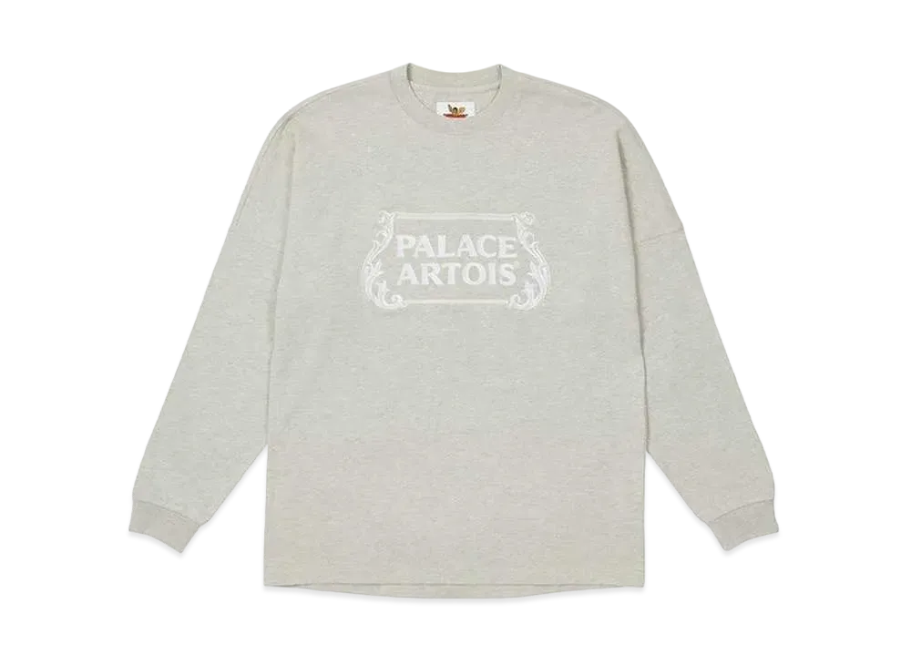 PALACE Stella Artois Drop Shoulder Longsleeve "Grey"