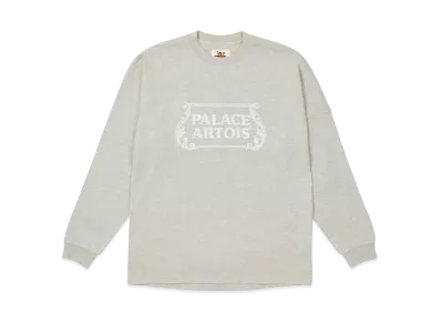 PALACE Stella Artois Drop Shoulder Longsleeve "Grey"