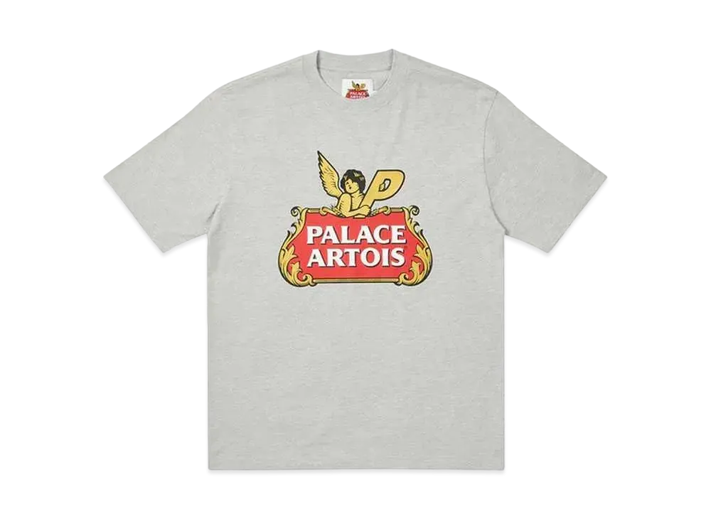 PALACE Stella Artois Cartouche T-Shirt "Grey"
