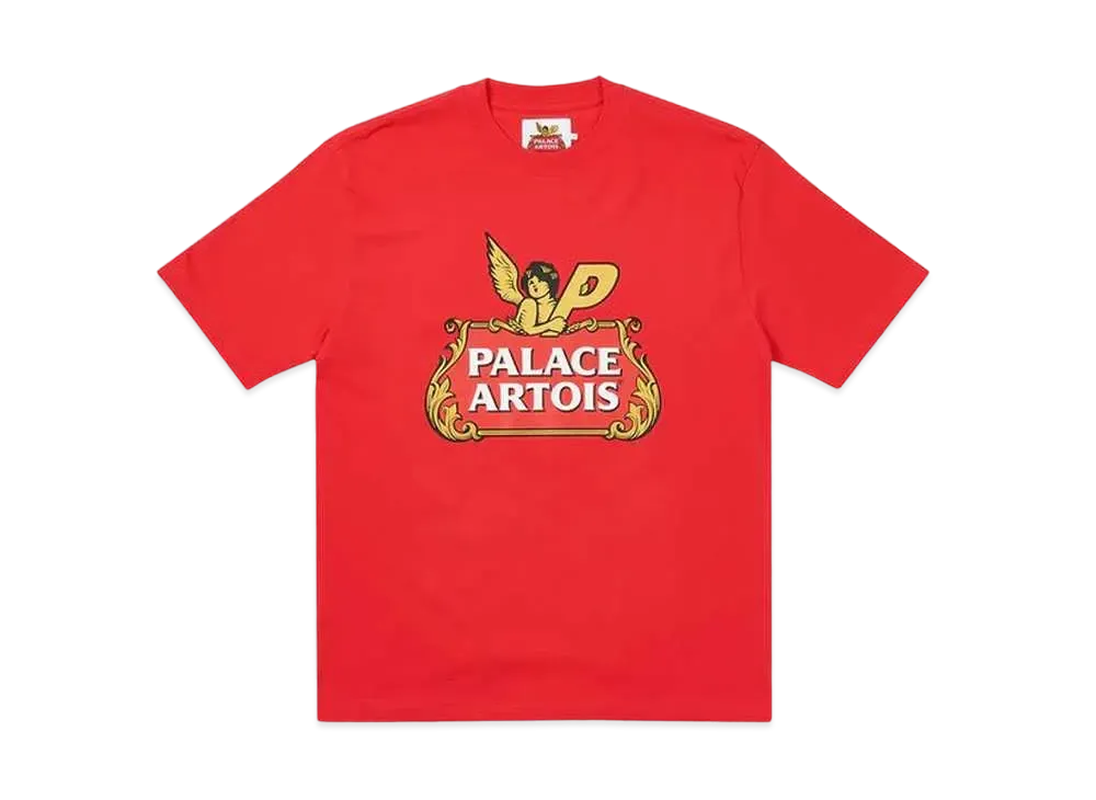 PALACE Stella Artois Cartouche T-Shirt "Red"