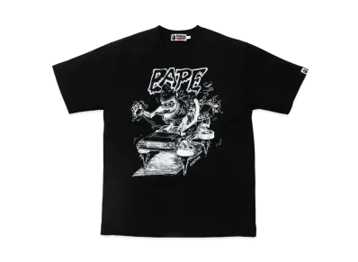 A BATHING APE / READYMADE SHARK WIDE TEE "Black"