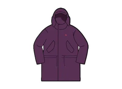Supreme Hooded Facemask Parka "Purple"