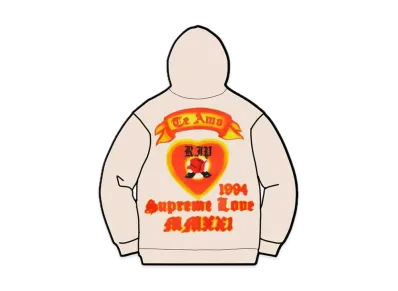 Supreme Love Hooded Sweatshirt "Natural"