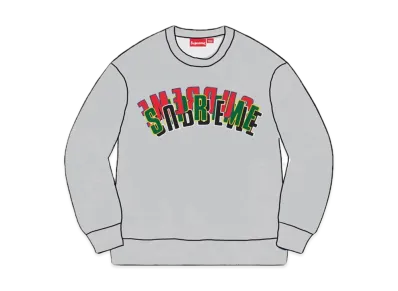 Supreme Stacked Crewneck "Grey"