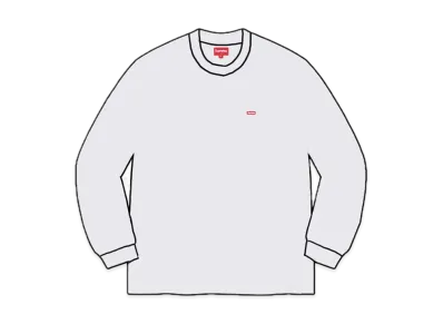 Supreme Small Box L/S Tee "Grey"(21SS)
