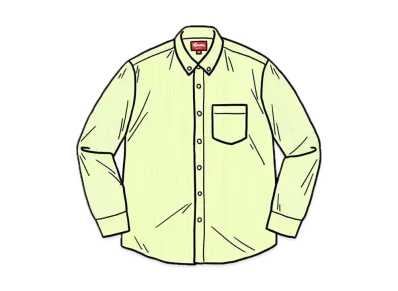 Supreme Stripe Oxford Shirt "Yellow"