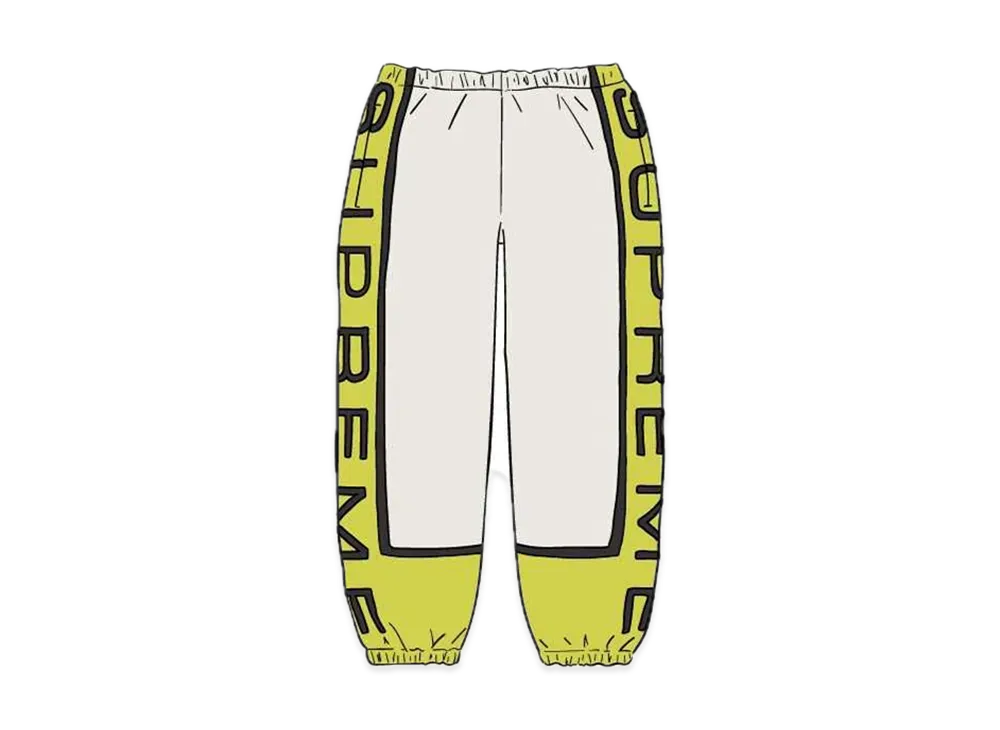 Supreme Paneled Sweatpant "White"
