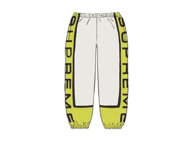 Supreme Paneled Sweatpant "White"