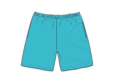 Supreme Laser Cut S Logo Sweatshort "Blue"