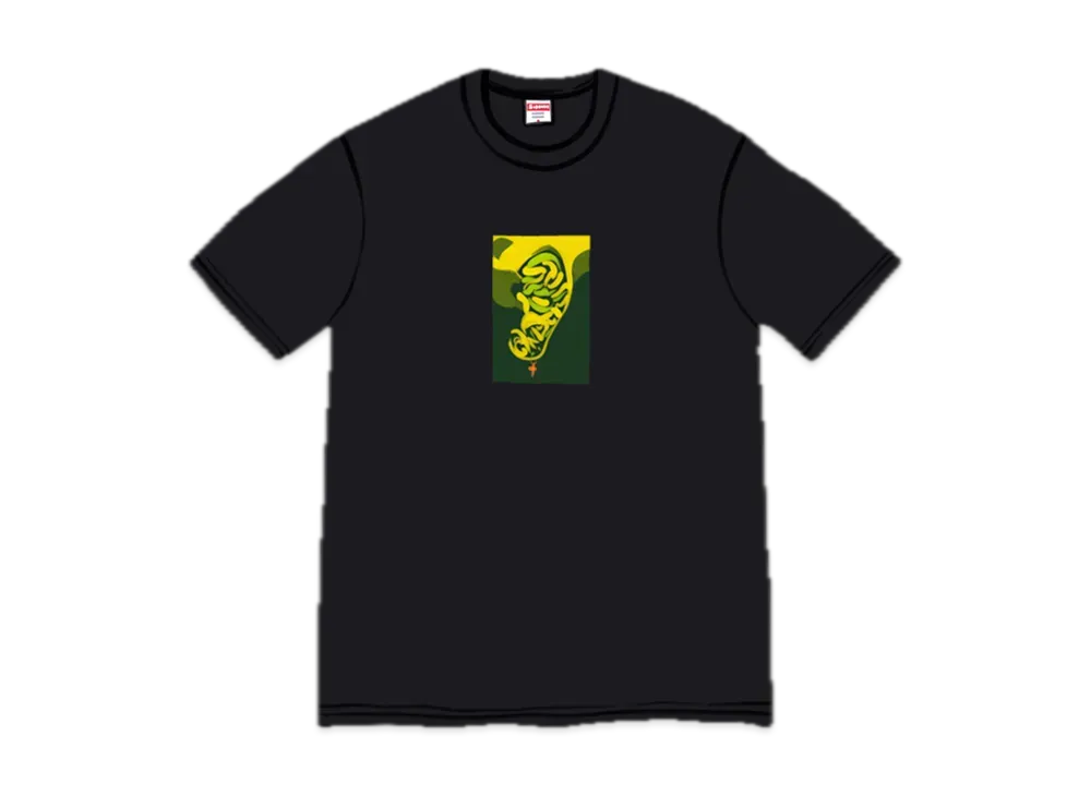 Supreme Ear Tee "Black"