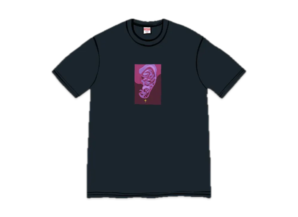 Supreme Ear Tee "Navy"