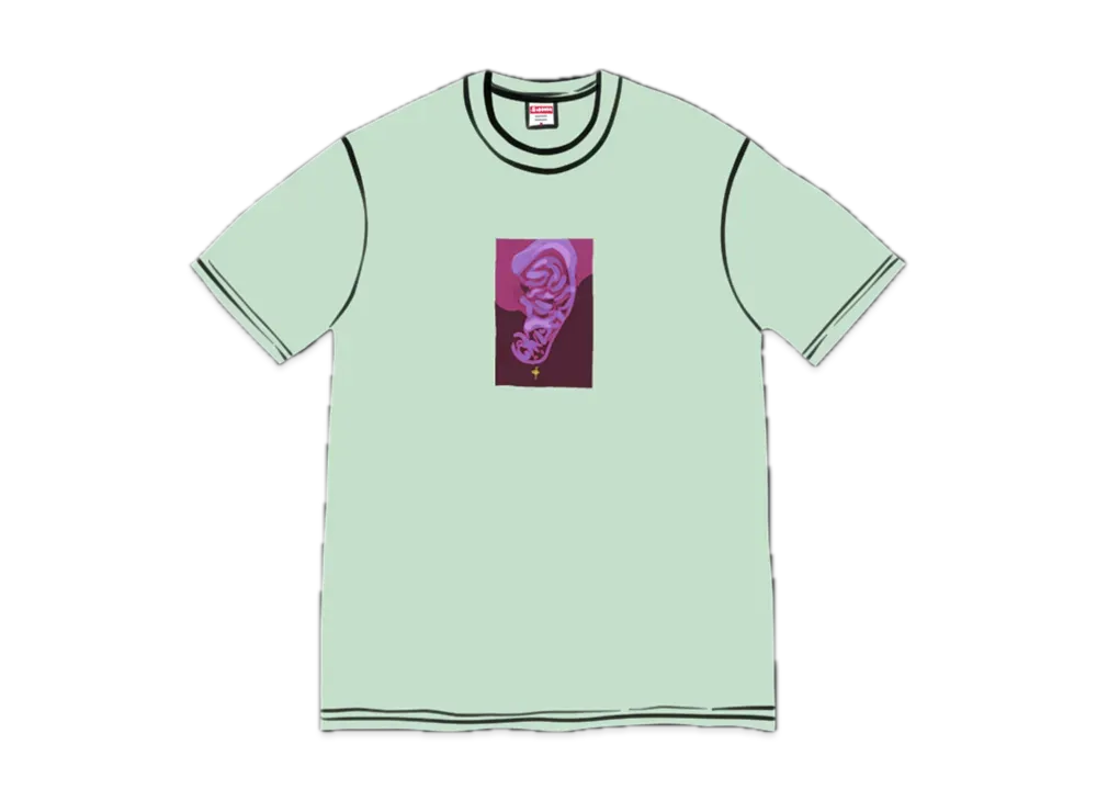 Supreme Ear Tee "Pale Aqua"