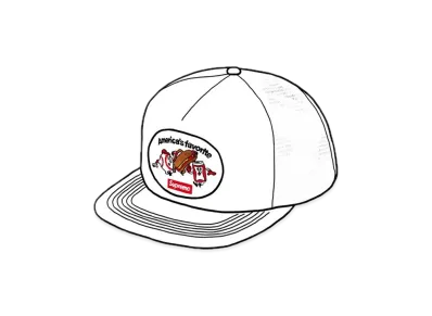 Supreme America's Favorite Mesh Back 5-Panel "White"
