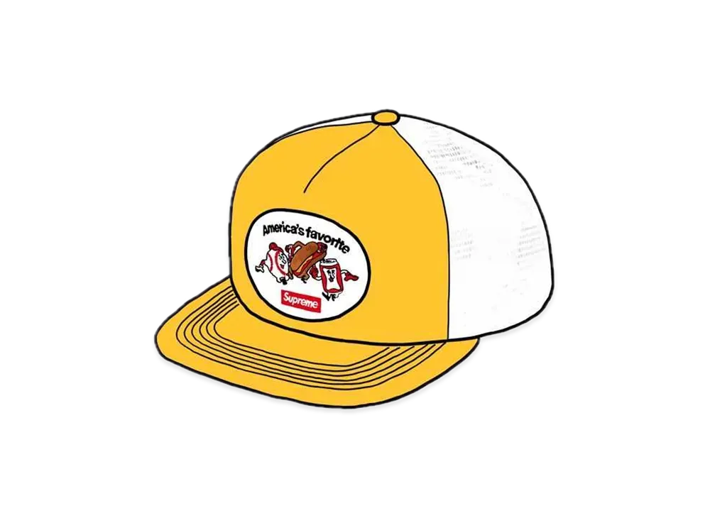 Supreme America's Favorite Mesh Back 5-Panel "Yellow"