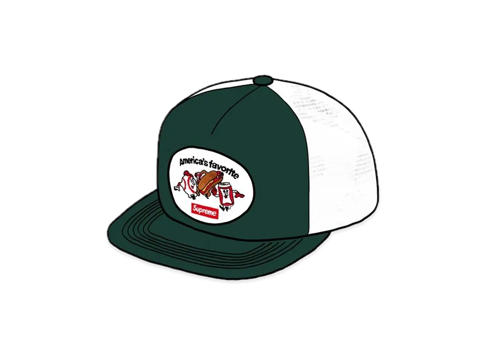 Supreme America's Favorite Mesh Back 5-Panel "Green"