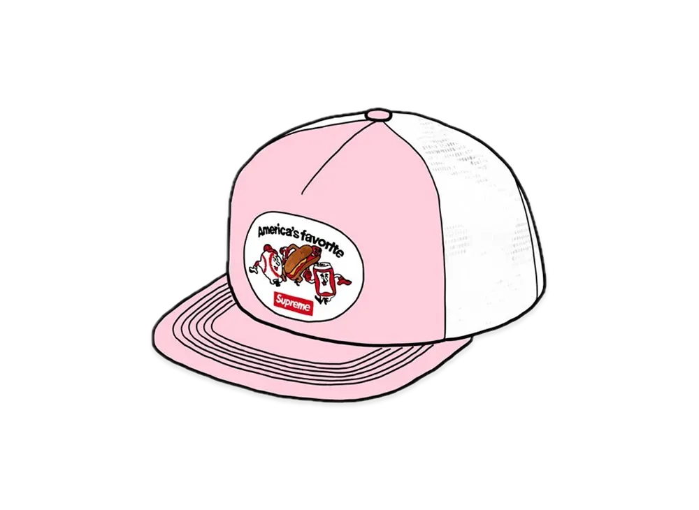 Supreme America's Favorite Mesh Back 5-Panel "Pink"