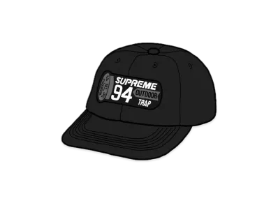 Supreme Shell Patch 6-Panel "Black"
